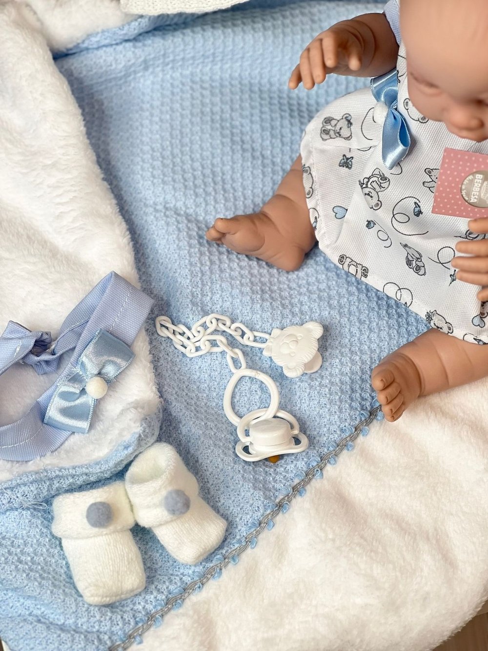 Кукла Berbesa виниловая 42см Recien Nacido в пакете (5119K)