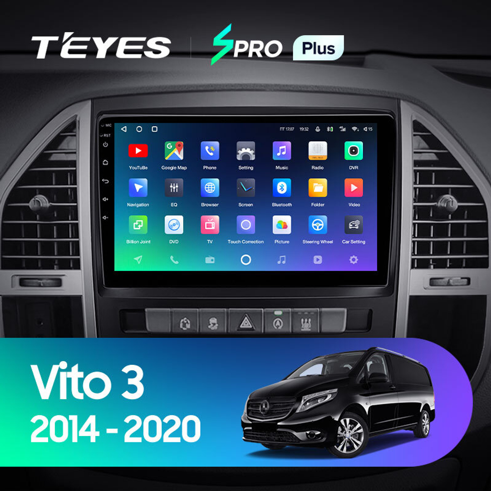 Teyes SPRO Plus 10,2"для Mercedes Benz Vito 3 2014-2020