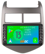 Магнитола для Chevrolet Aveo 2012-2015 - Airoc AB-1310 (кнопки и крутилки), Android 13, TS20, 6/128Гб, SIM-слот, CarPlay