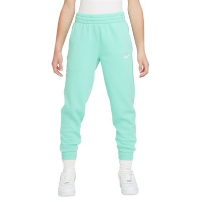 Штаны для девочки теннисные Nike Club Fleece Jogger - emarald rise/white