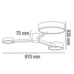 Потолочный Светильник Mida 3 By Imperiumloft