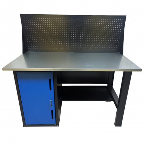 Верстак инструментальный GWT-V1400TL1 Great Wolf, тумба с дверью, экран, 1400x700
