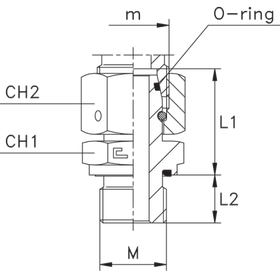 Штуцер FNE DL18 26х1.5