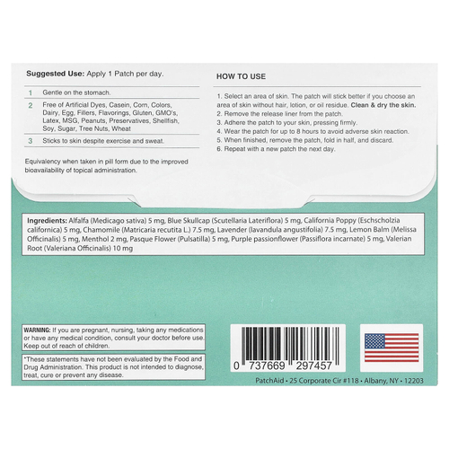 PatchAid, Ночные патчи для детей, 30 шт.