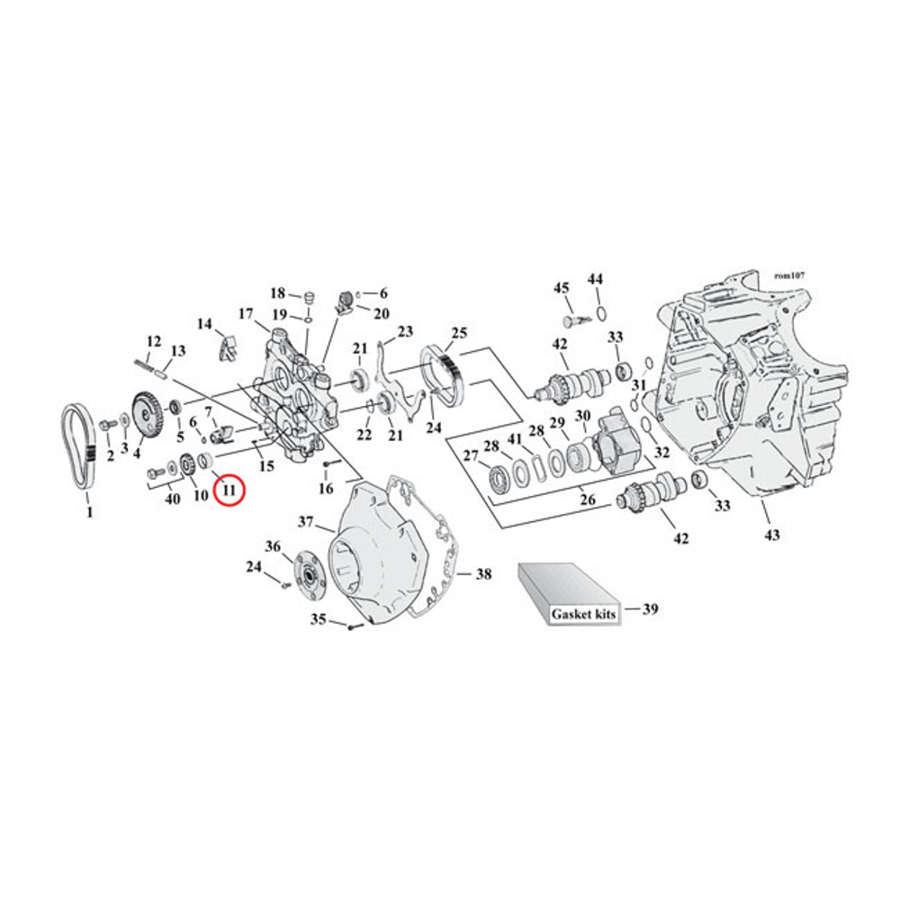 Втулка масляной плиты STD 99-10 Twin Cam