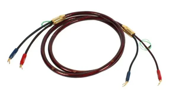 Готовый акустический кабель Van den Hul The Nova. 3 метра пара. Разъем BERRI (2-2). Цвет: красный