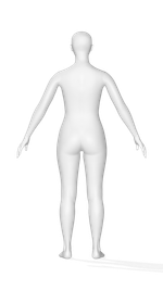 3D аватар манекена Моника