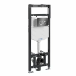 Инсталляция для унитаза WasserKraft Alme 15TLT.010.ME.PB01 кнопка черная глянцевая