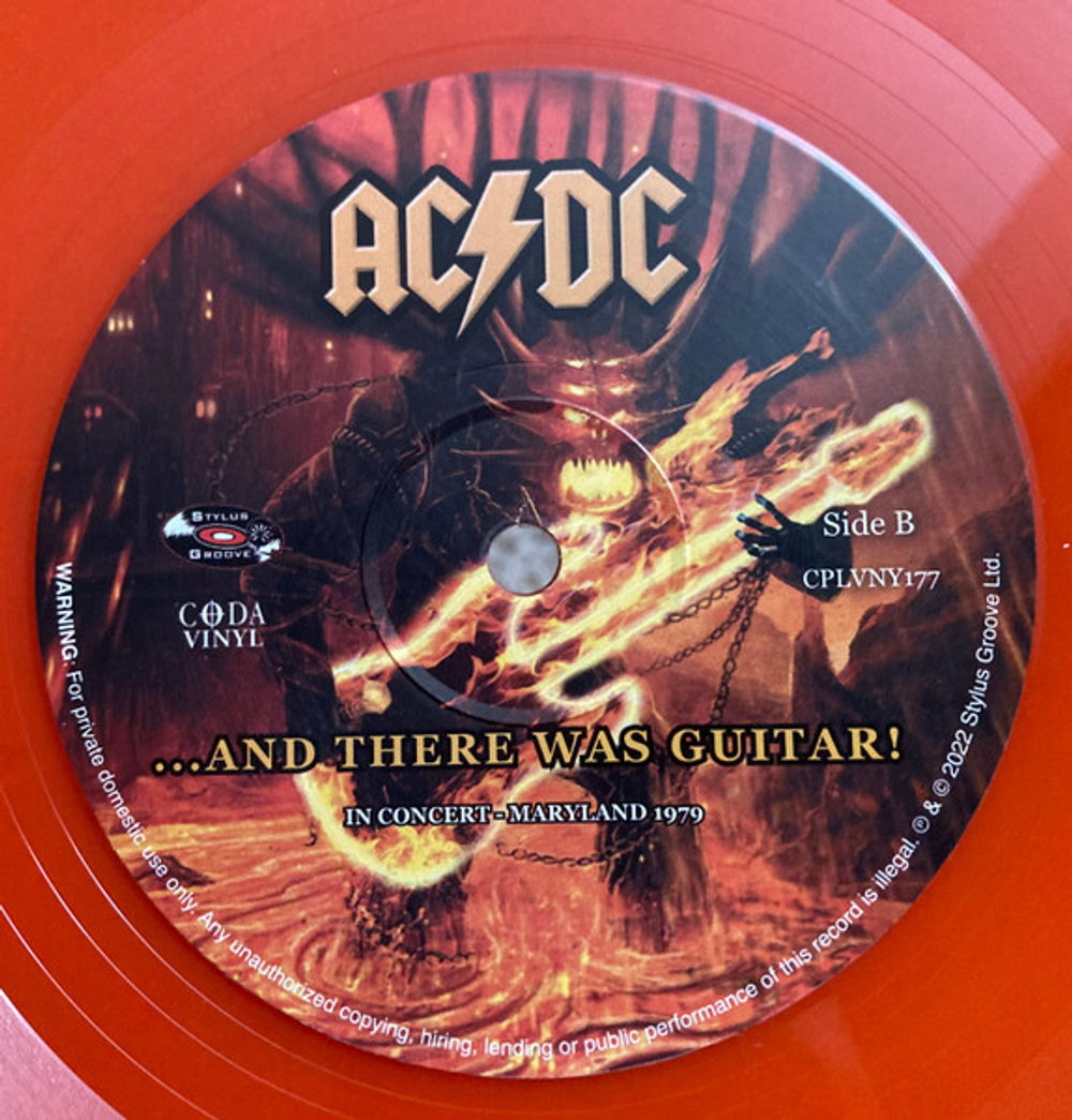 AC/DC / ...And There Was Guitar! (Coloured Vinyl)(LP)
