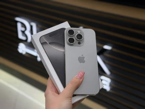 Б/У Телефон Apple IPhone 16 Pro 128Gb Natural Titanium 96% (JPQXDH9CFK)