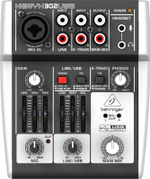 МИКШЕРНЫЙ ПУЛЬТ BEHRINGER XENYX 302USB