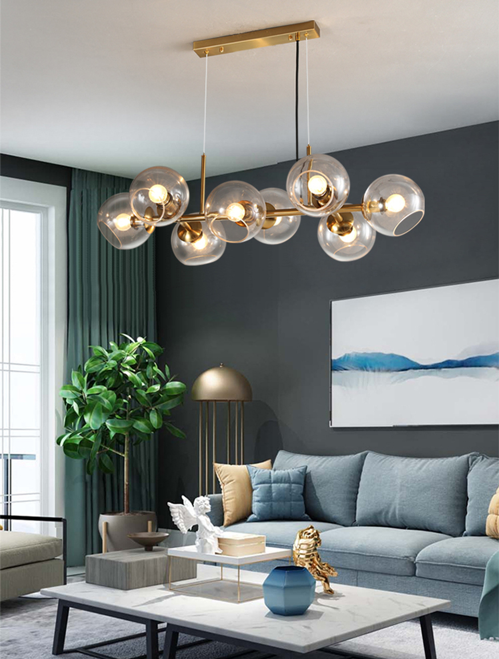 Pendant design lamp    (Gold/Smoky)Utrata