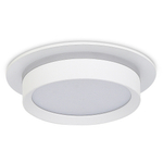 Светильник встраиваемый, GX53, D110xH50мм, IP20, белый, без лампы