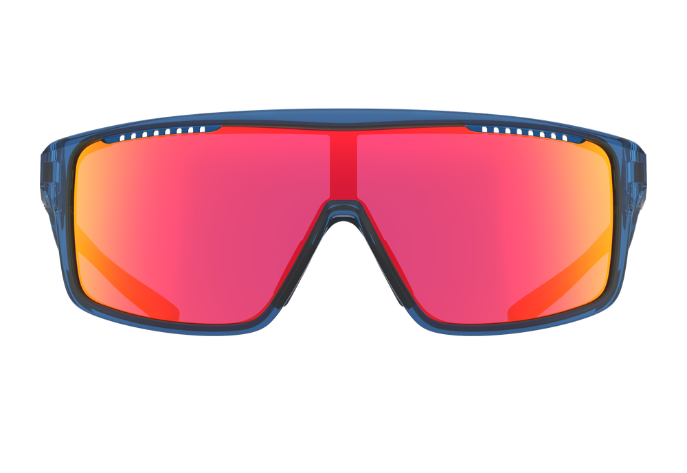 Спортивные очки 720armour Alpha / Translucent Midnight Blue / HC Red Orange Lens