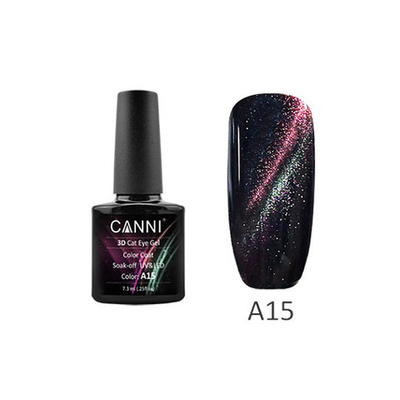 Гель-лак CANNI Cat's eye 3D Арт.A15 Объем 7,3 мл