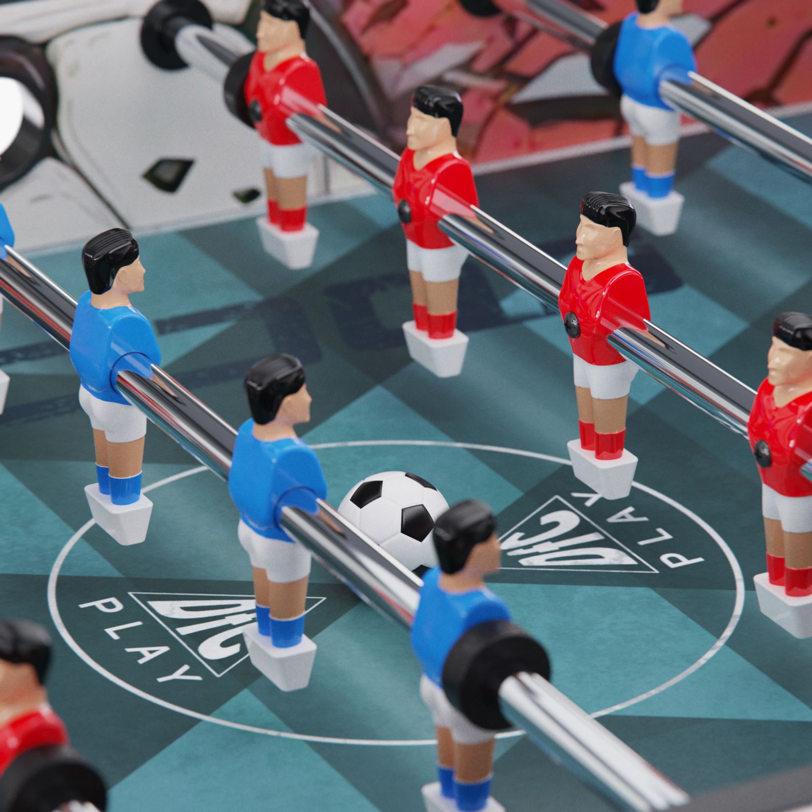Игровой стол - футбол DFC STREET SOCCER фото №6