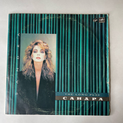 Винтажная виниловая пластинка LP Sandra Сандра The Long Play (СССР 1988)