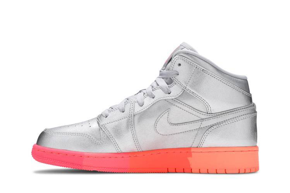 Кроссовки Jordan Air Jordan 1 Mid GS (Подростковая размерная сетка)