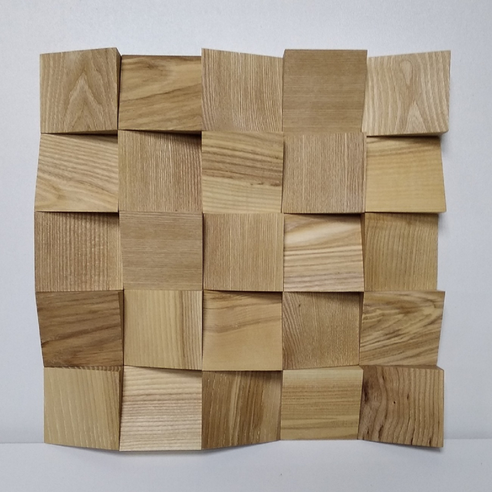 Деревянная мозаика для стен Wood Mosaic Дуб Акустическая панель