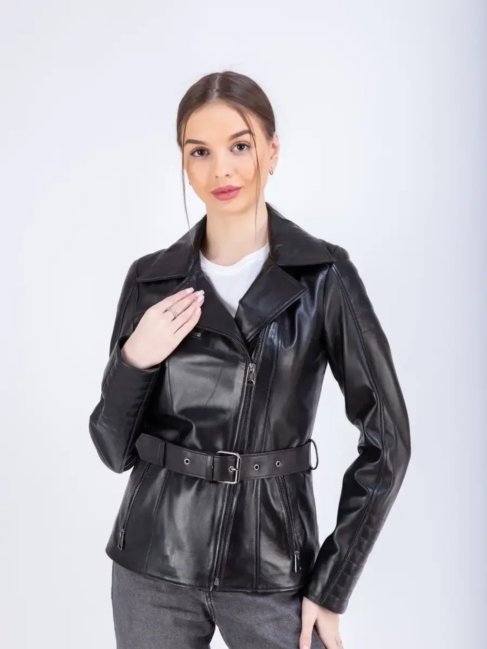 Куртка женская из натуральной кожи