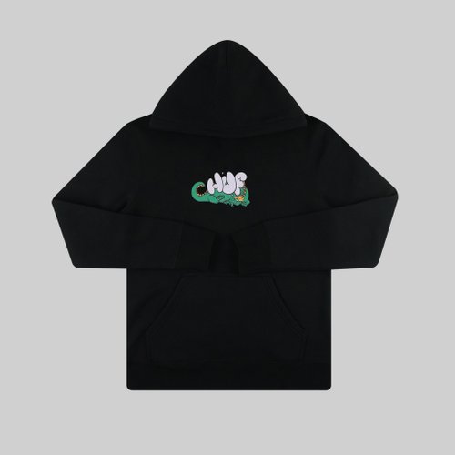 Толстовка мужская HUF Magic Dragon Hoodie артикул:PF00462-BLACK - купить в магазине Дайс