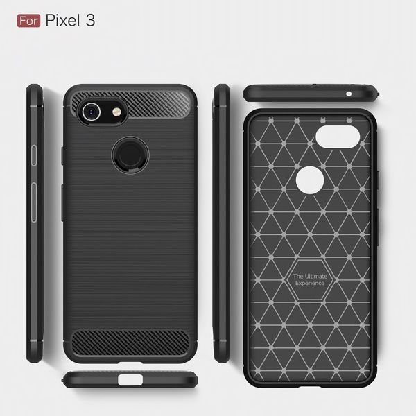 Силиконовый чехол для Google Pixel 3a XL (Черный)