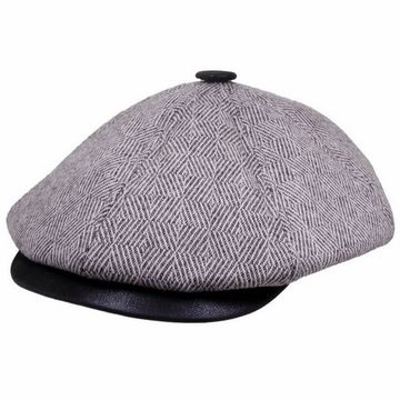 Кепка утепленная черный козырек (501)