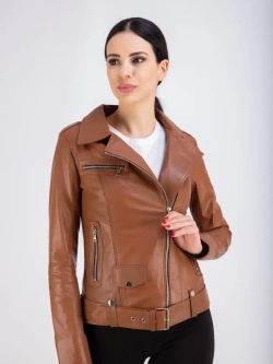 Косуха кожаная куртка женская Турция