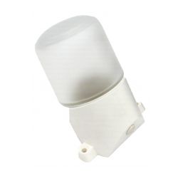 Светильник ЭРА НББ 01-60-002 для бани и сауны полиамид/стекло наклонный IP65 E27 max 60Вт белый НПБ400 | Светильники ЖКХ РБ