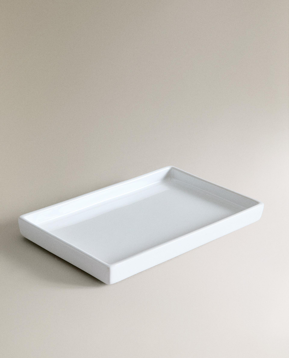 Zara Home поднос, фаянс, белый · 1576/102