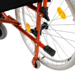 Мега-Оптим FS218LQ с литыми задними колесами, Кресло-коляска с ручным приводом для лиц с большим весом комнатная (для инвалидов и детей-инвалидов), код ФСС 07-01-07