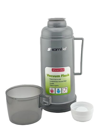 Термос 600 мл. со стеклянной колбой Kamille KM 2071 пластиковый корпус