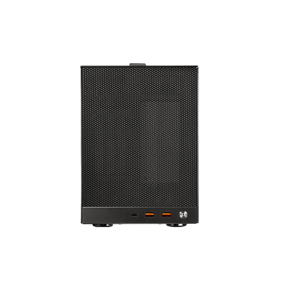Корпус PCCooler K101 MESH GY 3F ITX 2xUSB3.0, 1xUSB-C, 3xFans, 1x3.5", 4x2.5" Grey