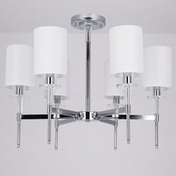 Люстра на штанге ILLUMICO  IL1382-6CPA-29 CR Romei