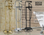 Смеситель напольный BOCH MANN ВИКО (VICO) B BM9654 из латуни, цвет черный
