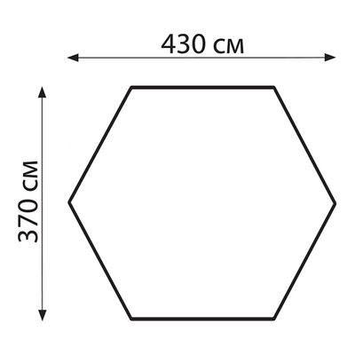 Съемный пол для шатров Tramp Mosquito Lux и Sol Mosquito TRA-066