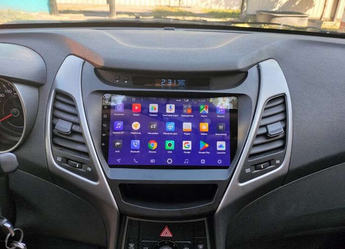 Магнитола для Hyundai Elantra 5 MD 2013-2015 (рестайлинг) - FarCar S280 монитор 9.5" IPS на Android 13, CarPlay