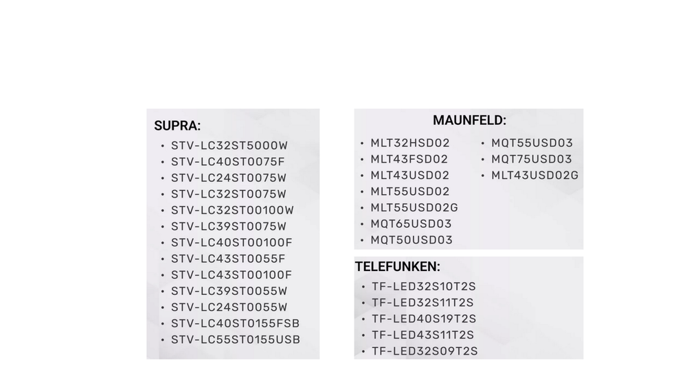 Пульт универсальный YDX-107 для телевизора