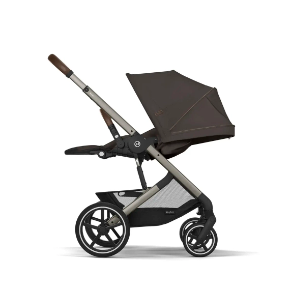 Детская коляска Cybex Balios S Lux TPE 2 в 1 Chocolate Brown