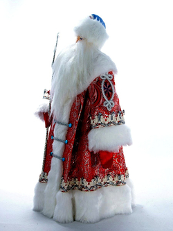 Кукла фарфоровая под елку Дед Мороз