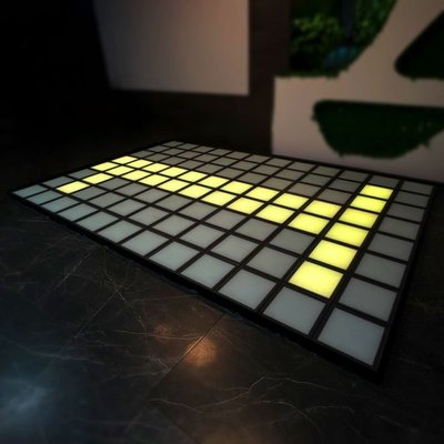 Интерактивный светодиодный пол "Арена Pixel battle" 96шт Максимальная комплектация 8,6 кв. м.