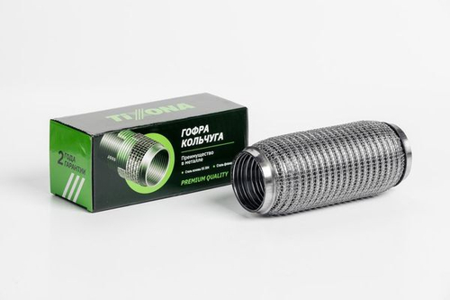 Гофра 60/200 (AISI 304 wire mesh, interlock) P60200WM