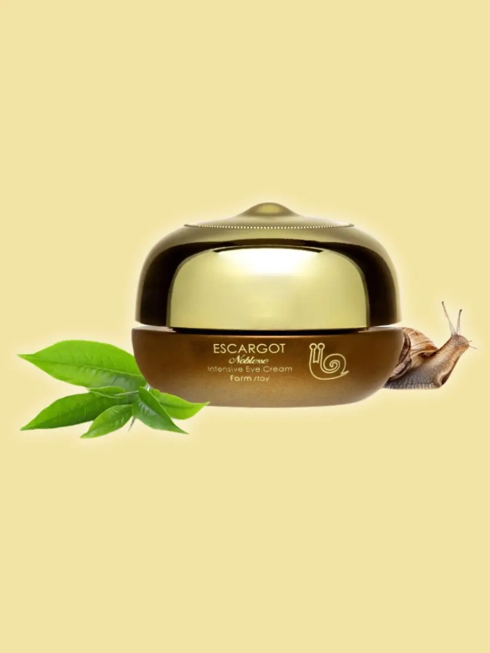 FARMSTAY - КРЕМ ДЛЯ ВЕК И ГЛАЗ ПРОТИВ МОРЩИН С ЭКСТРАКТОМ КОРОЛЕВСКОЙ УЛИТКИ ESCARGOT NOBLESSE INTENSIVE EYE CREAM, 50 G