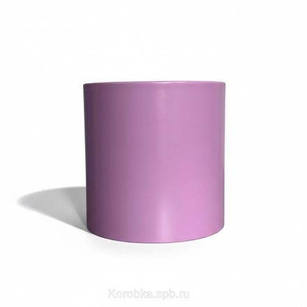 Бюджетная коробка с завальцовкой без крышки 22,2х24см .Цвет;Светло лиловый.