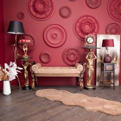 Банкетка Флоренция Орех(Д) Каледония Даймонд Мокка