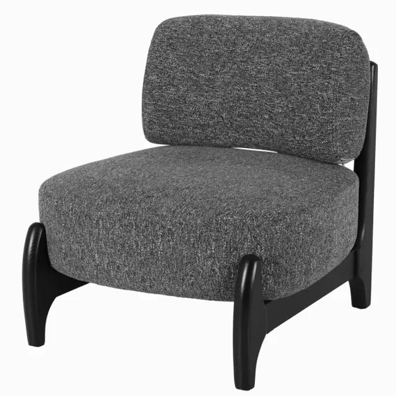 Кресло Judge серое с черными ножками