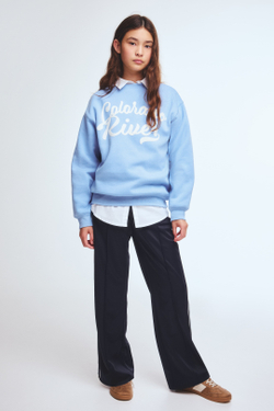 H&M Толстовка с принтом, синий