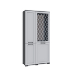 Шкаф с полками и витриной София СШ-2