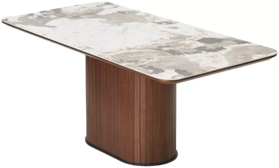 Стол LONOS 180 цвет CA035, керамика / Орех