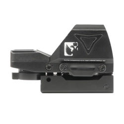 Прицел коллиматорный Veber Black Russian DOT 132 RD DVT11 вид с обратной стороны